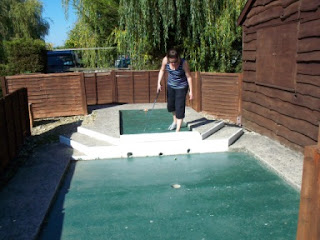 Crazy Golf at Earnley Gardens near Chichester, West Sussex
