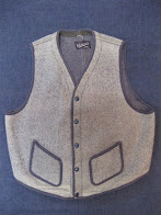 40's　　　　　　　　　　　　　　　UNUSUAL COLOR　　　　　　　　　　　　　　　BROWNS BEACH VEST　　　　　　　　　　　　　　　×　WESSNER INC.