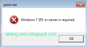 windows 7 sp1 or newer is required