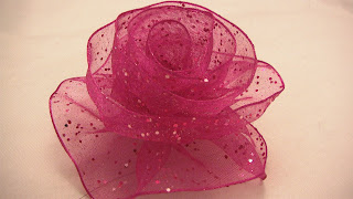 Ribbon Rose Pin
