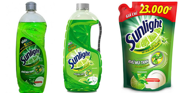 Các thương hiệu nước rửa chén phổ biến bán trong siêu thị, tạp hóa