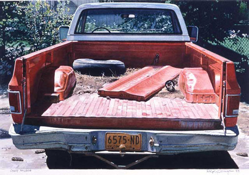 03-Chevy-Tailgate-Ralph-Goings-Hyper-Realistic-Paintings-of-Everyday-Scenes-www-designstack-co