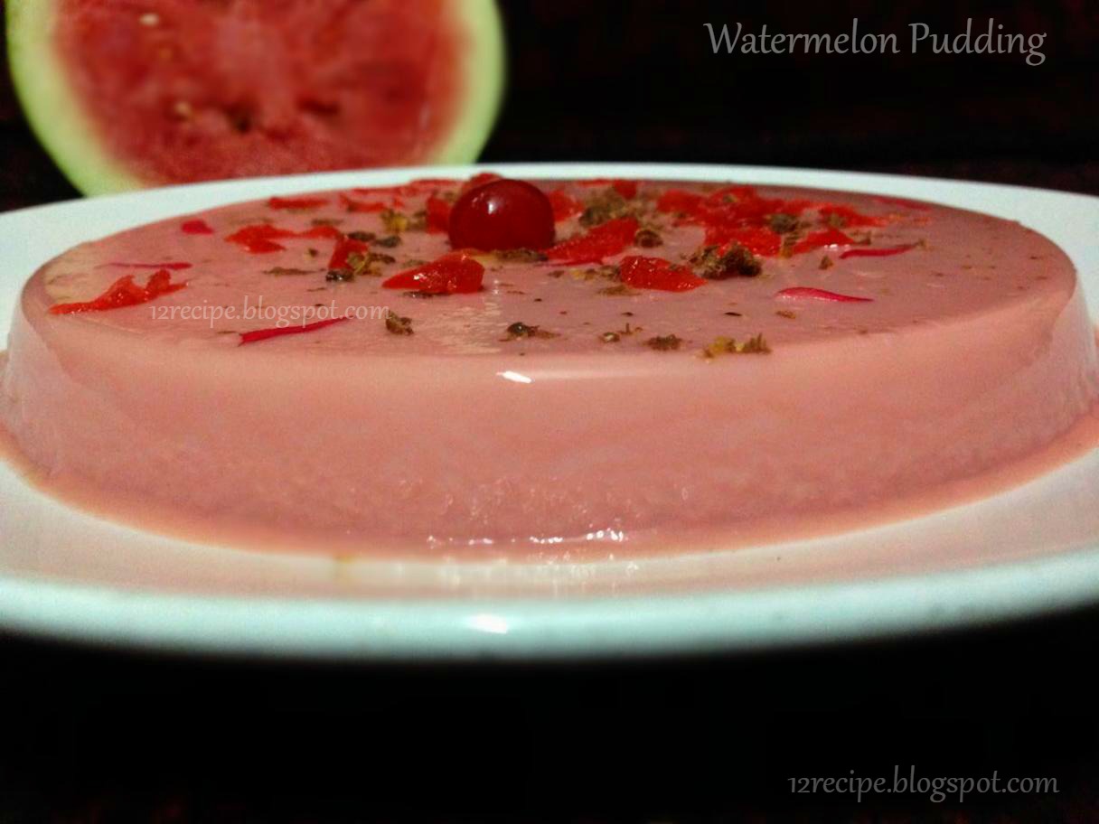 Watermelon Pudding Recipe Book