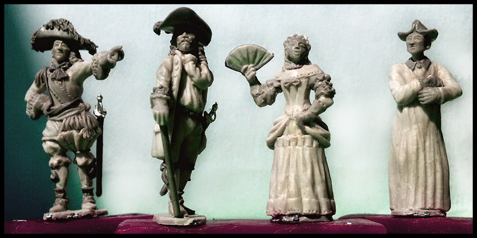 Appaloosa Collection: The XVII century French Baroque - 28mm height figures