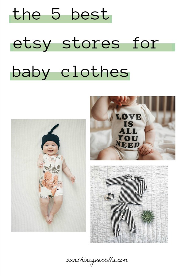 The Five Best Etsy Stores for Baby Clothes - Sunshine Guerrilla