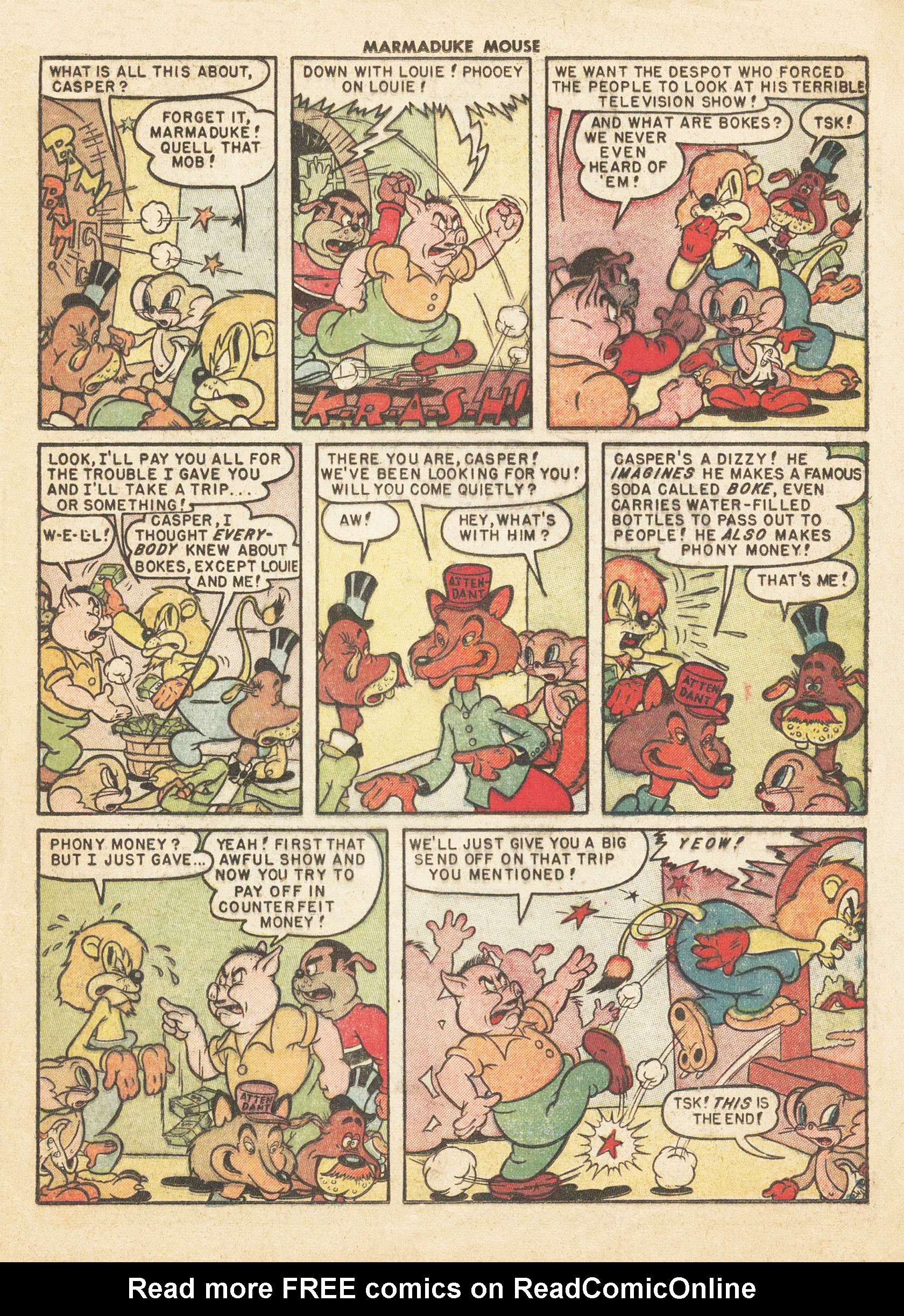 Read online Marmaduke Mouse comic -  Issue #20 - 33