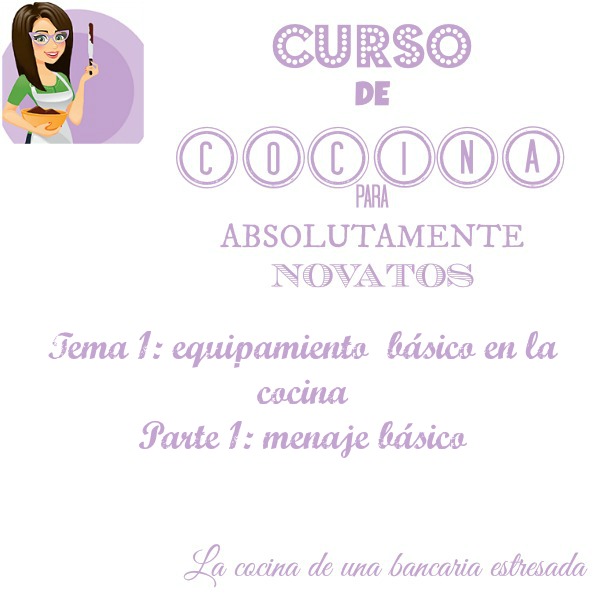 Curso de cocina para novatos: equipamiento básico