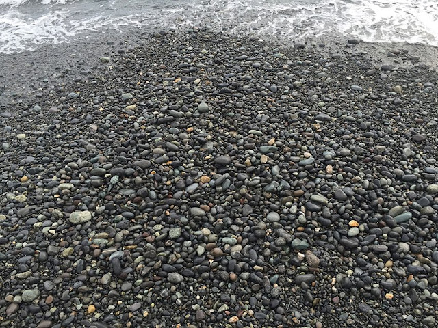 静岡県沼津市千本浜　石拾い