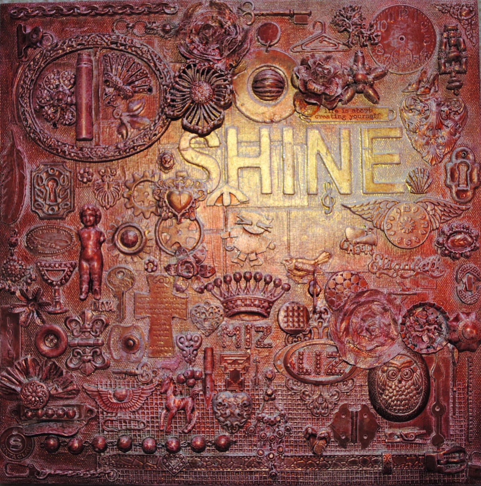 A Sassy Scrapper Multimedia Collage