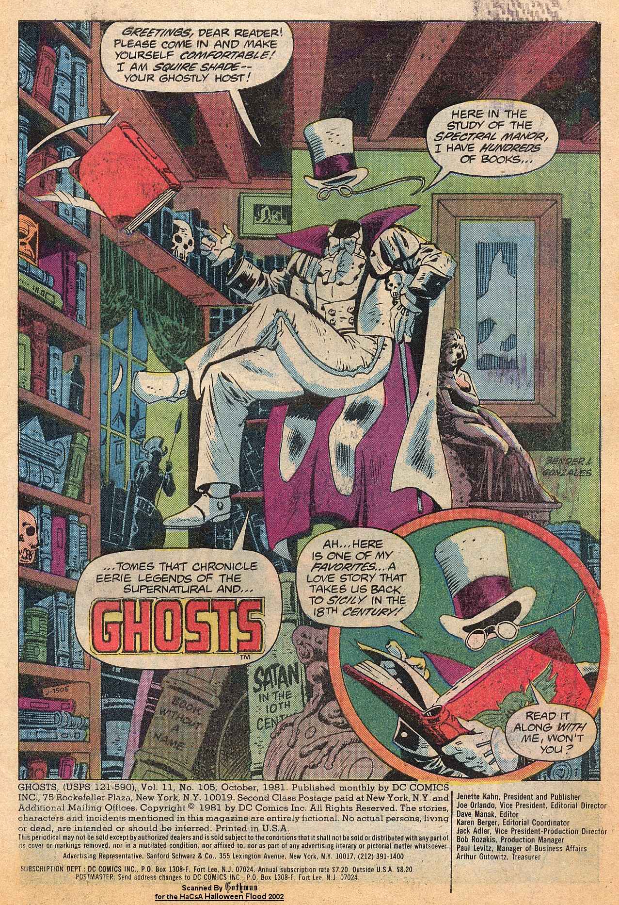 Read online Ghosts comic -  Issue #105 - 2
