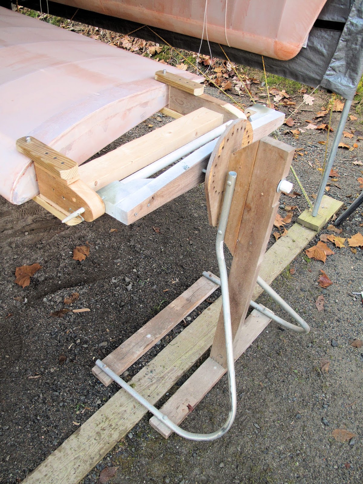 Fly Baby N4284C Memories and Adventures Cessna 140 Wing Stands