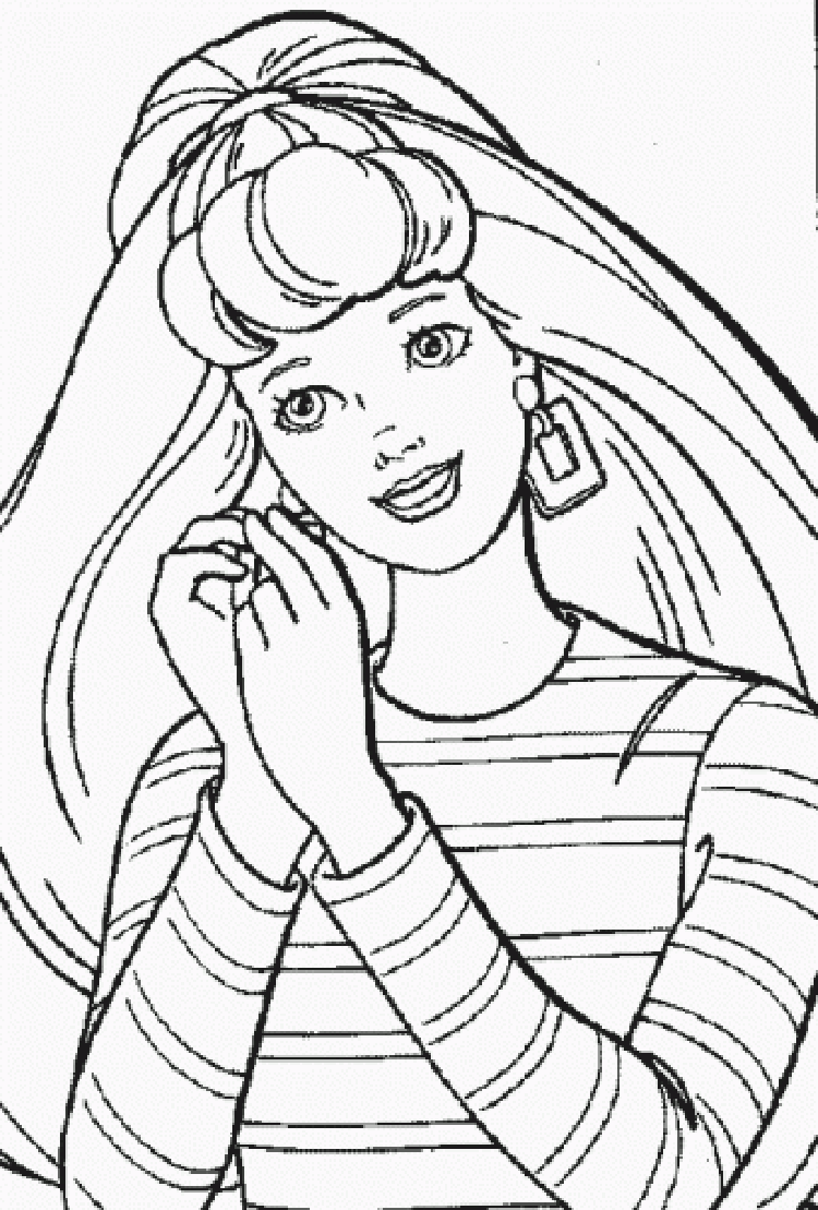 Barbie Coloring Pages | Learn To Coloring