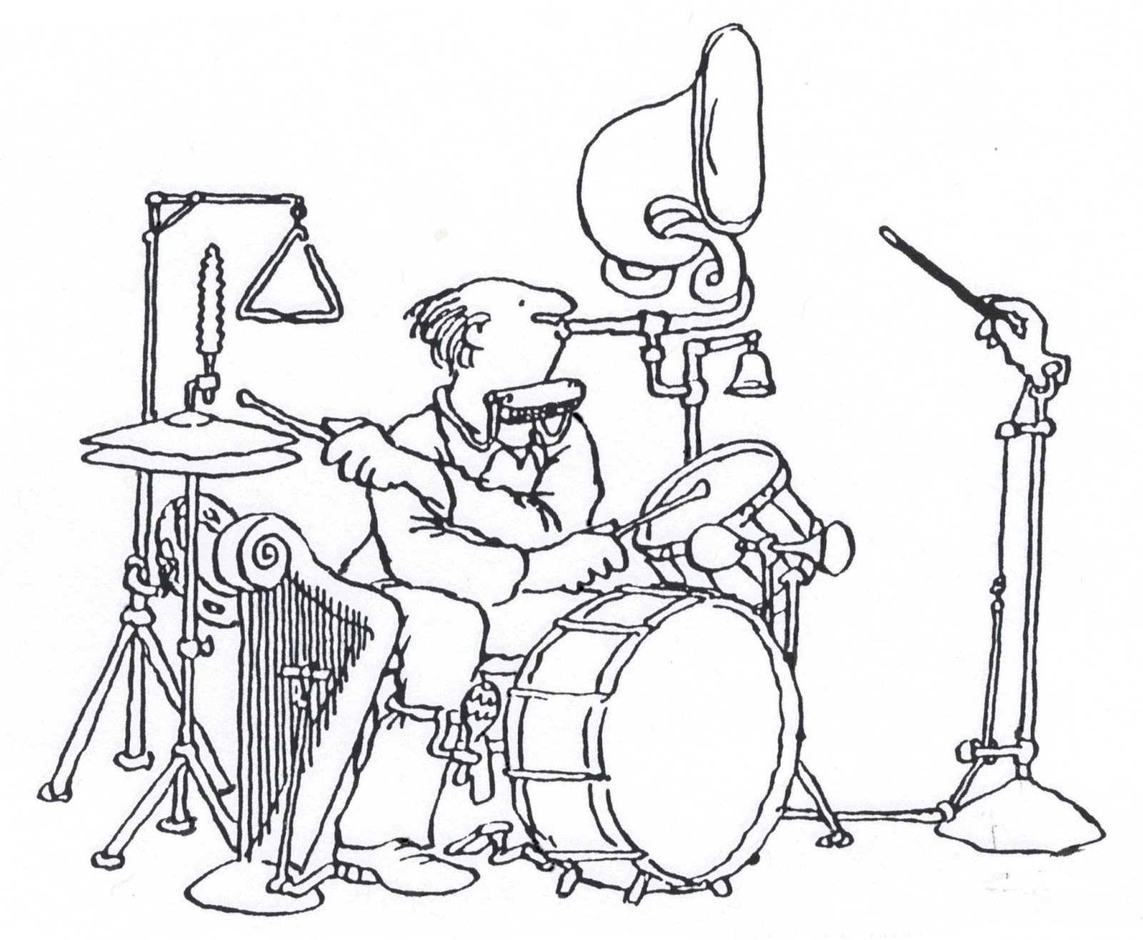 Drummer Jokes & Stories Cartoons