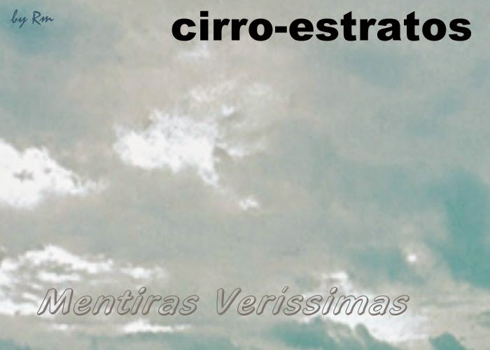 Nuvens cirro-estratos (Cs) - altas e estratiformes