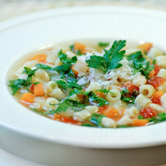 Savoring Time in the Kitchen Spinach, Pasta e Fagioli Soup