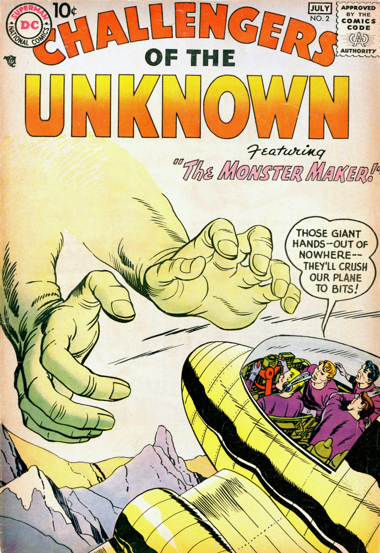 Challengers of the Unknown (1958) Issue #2 #2 - English 1