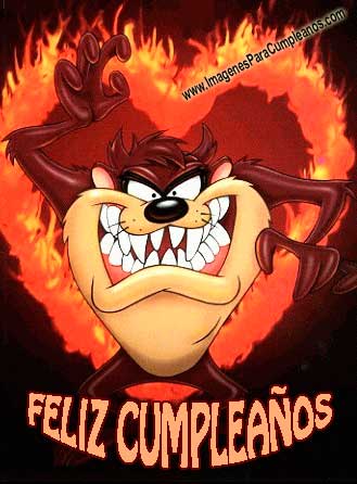 feliz cumpleaños taz