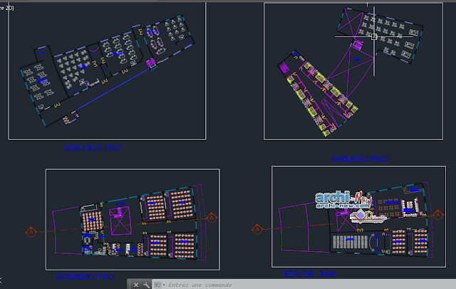 Prisons Center in AutoCAD 