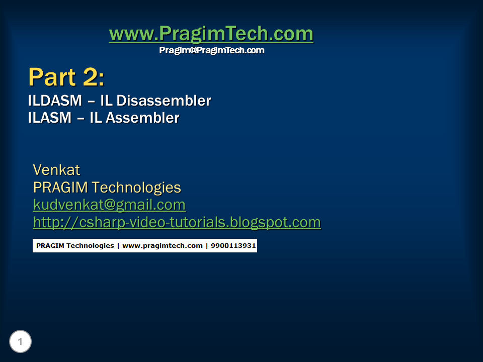 How To Use Ildasm – How can I open DLL files to see what is written ...