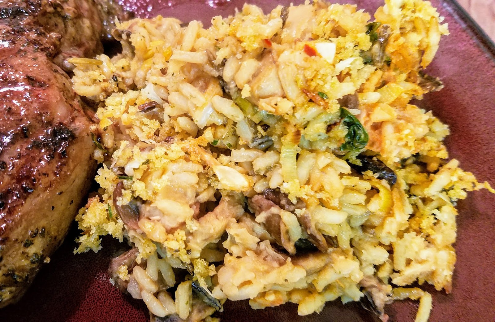 Wild Rice and Mushroom Casserole