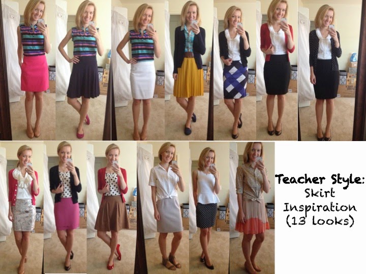 A Little Bit of WoWe Teacher Style Skirt Inspiration (13 Looks)