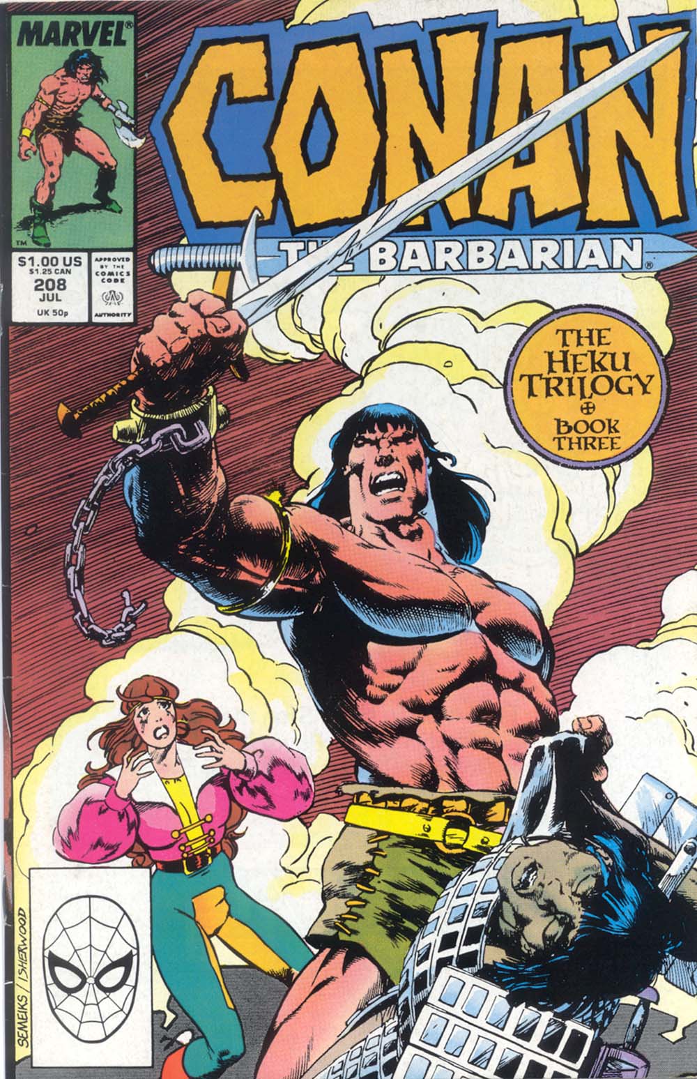 Read online Conan the Barbarian (1970) comic -  Issue #208 - 1