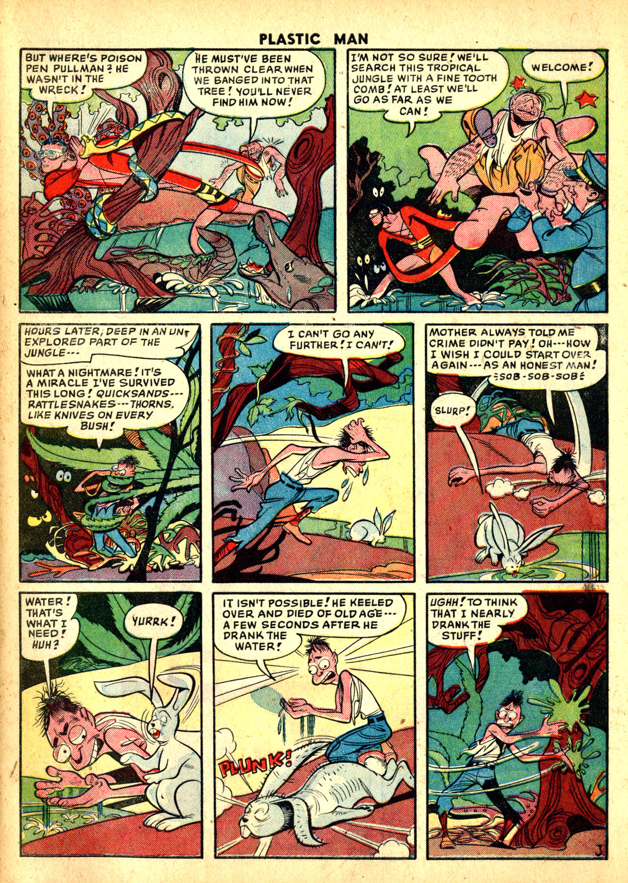 Read online Plastic Man (1943) comic -  Issue #23 - 5