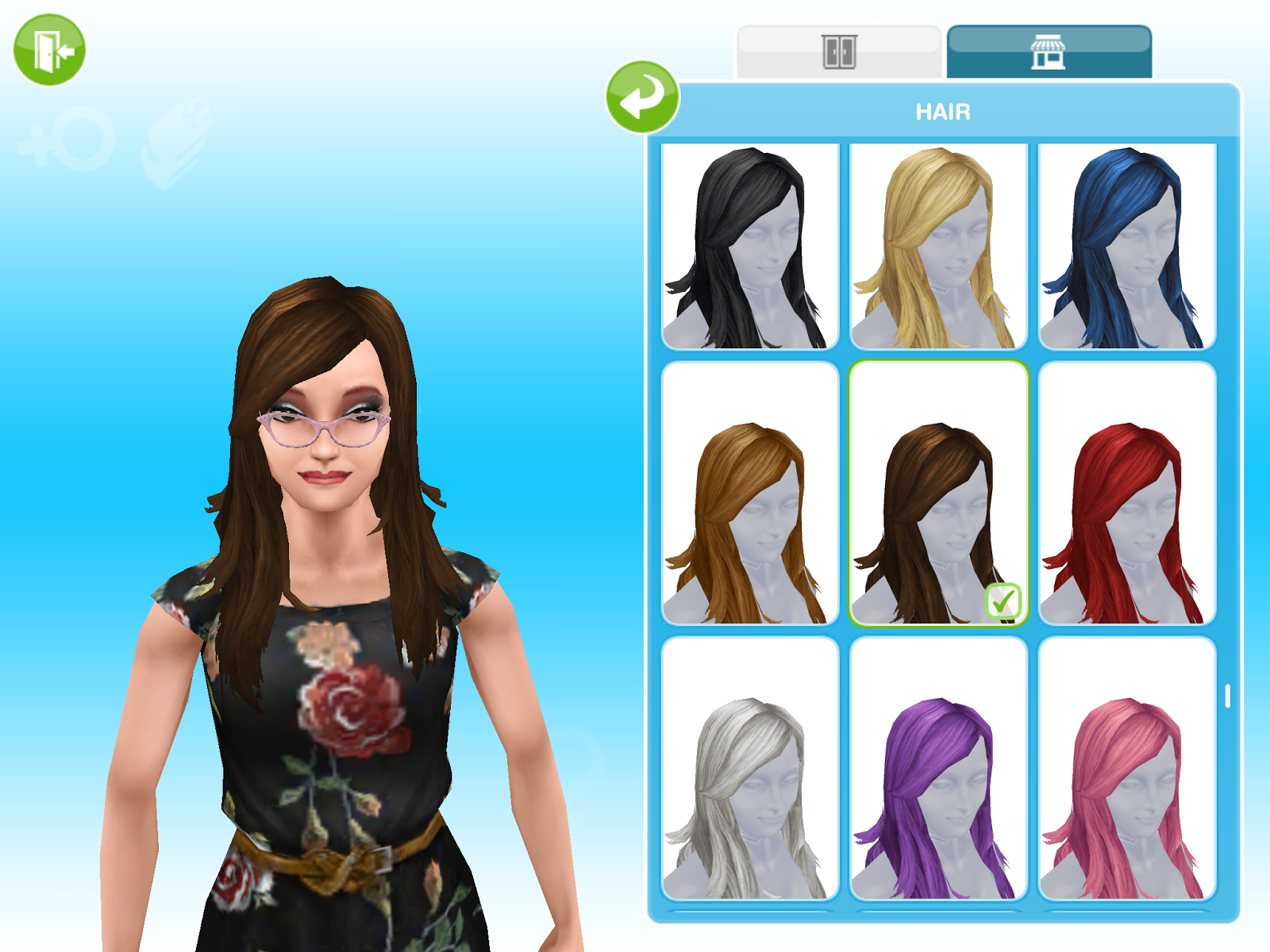 SIMS FREEPLAY прически