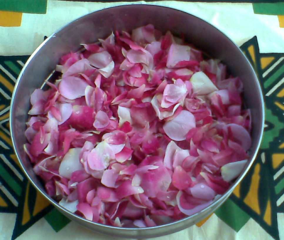 Homemade Gulkand Rose Petal Preserve for cooling your body Beauty
