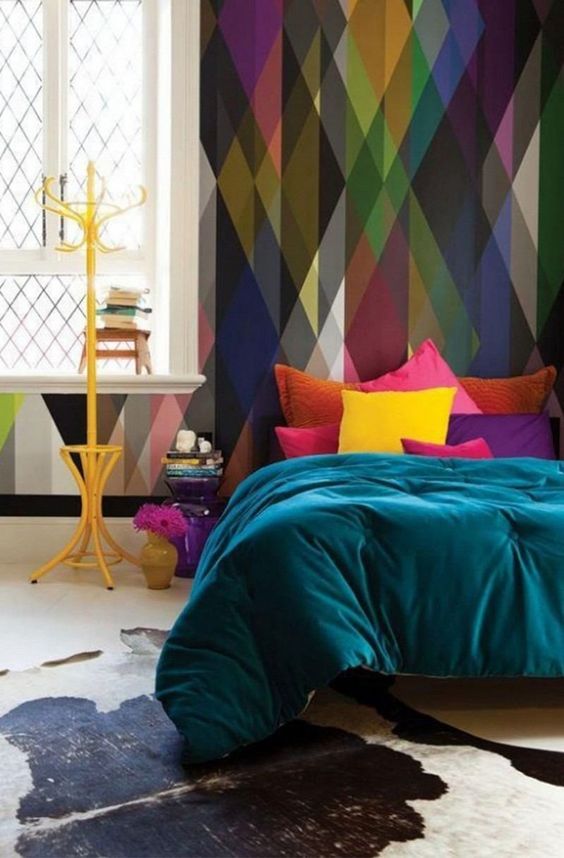 blog deco loversofmint - idees murs multicolors
