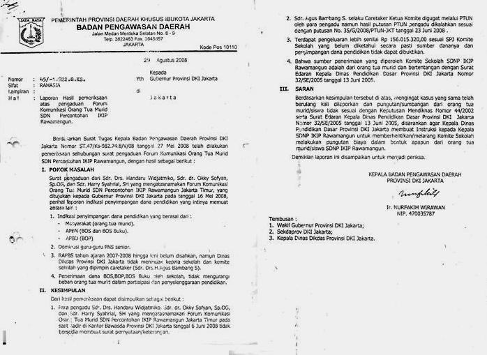 Contoh Surat mosi tidak percaya 2019 Kumpulan Contoh