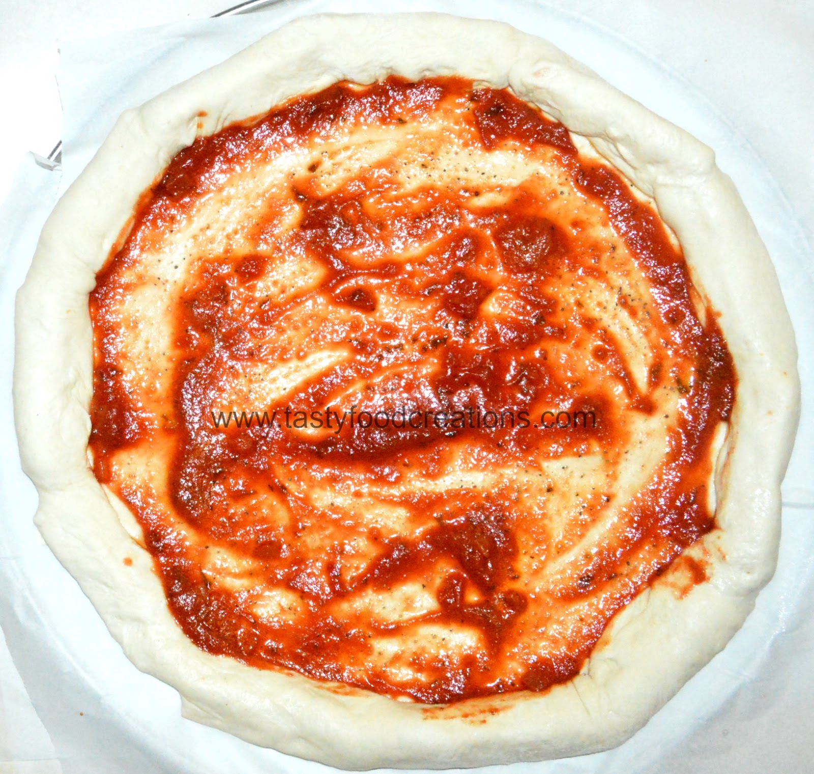 Tasty Food Creations Cheese Stuffed Crust Pizza