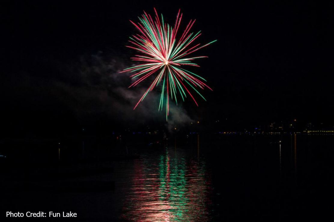 Area Fireworks at the Lake of the Ozarks