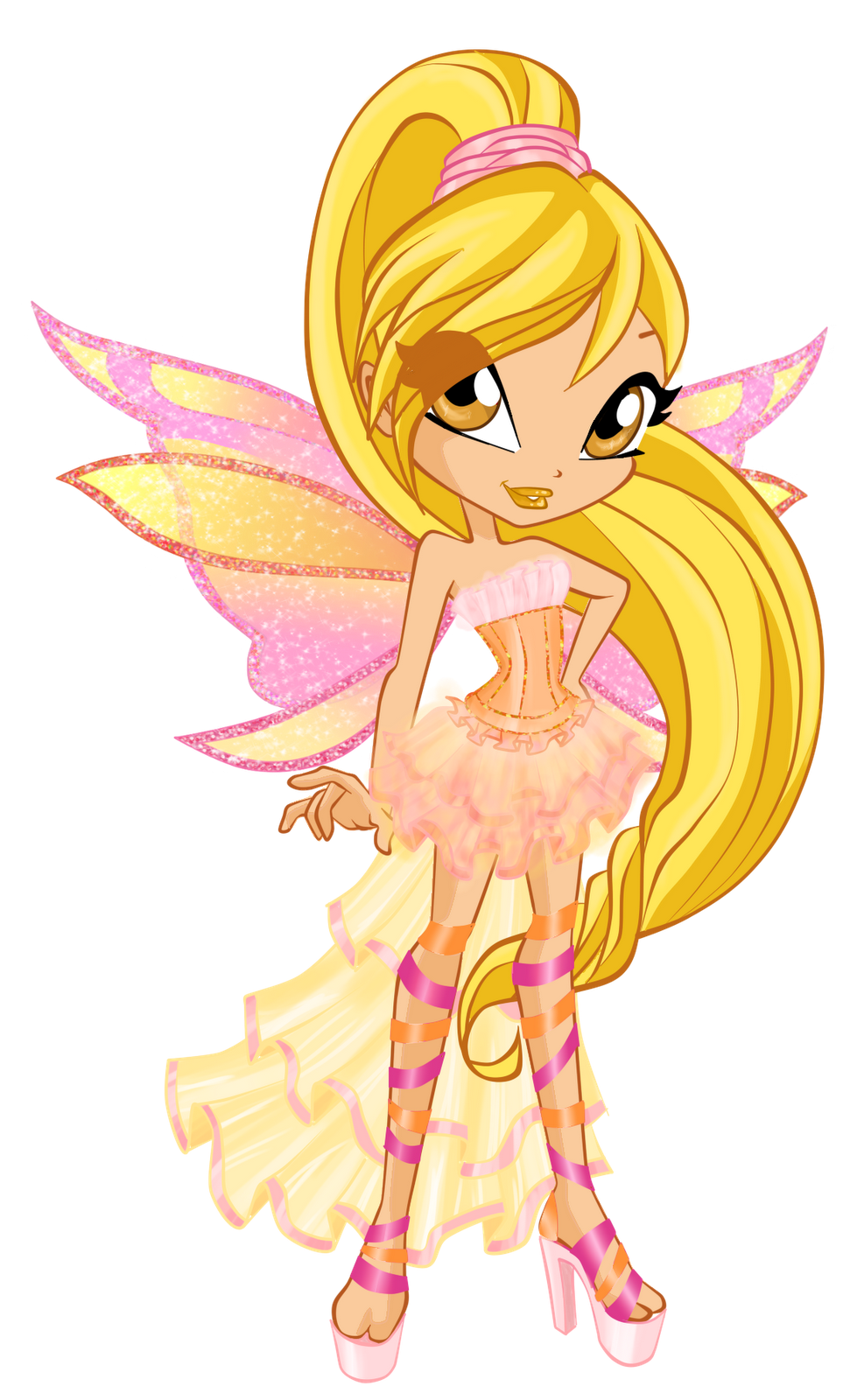 Stella Winx Stella Harmonix Chibi fan art