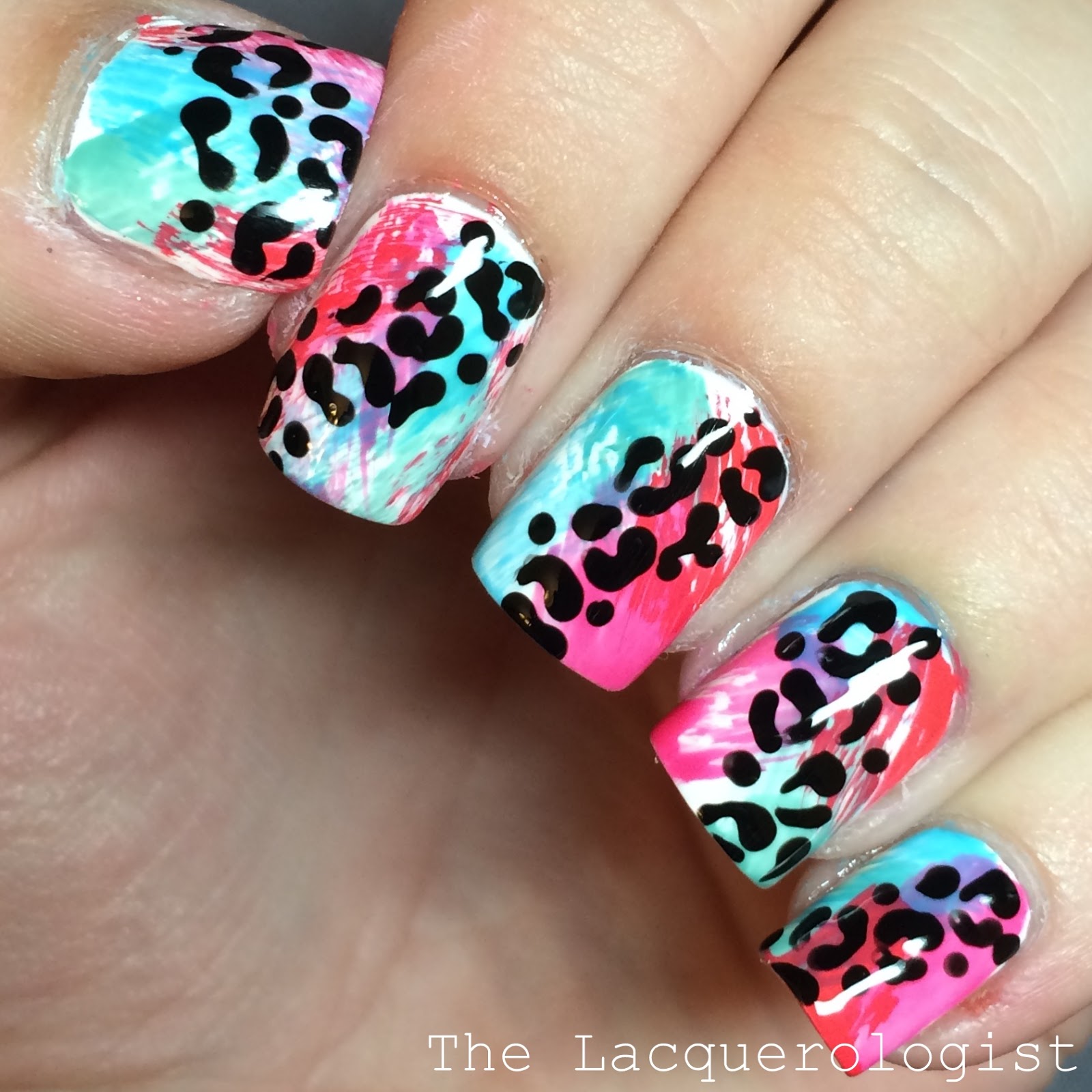 Dry Brush + Leopard with Sally Hansen Miracle Gel Shades! | Casual ...