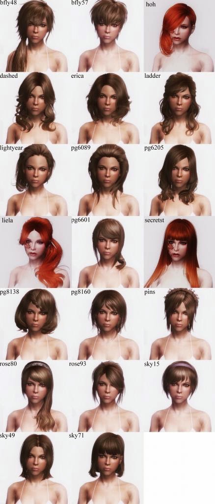 skyrim mod sg hair pack aio skyrim mod sg hair pack aio