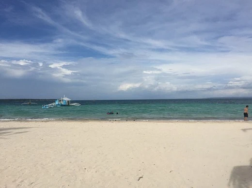 Sta. Fe beach in Bantayan Island in Cebu