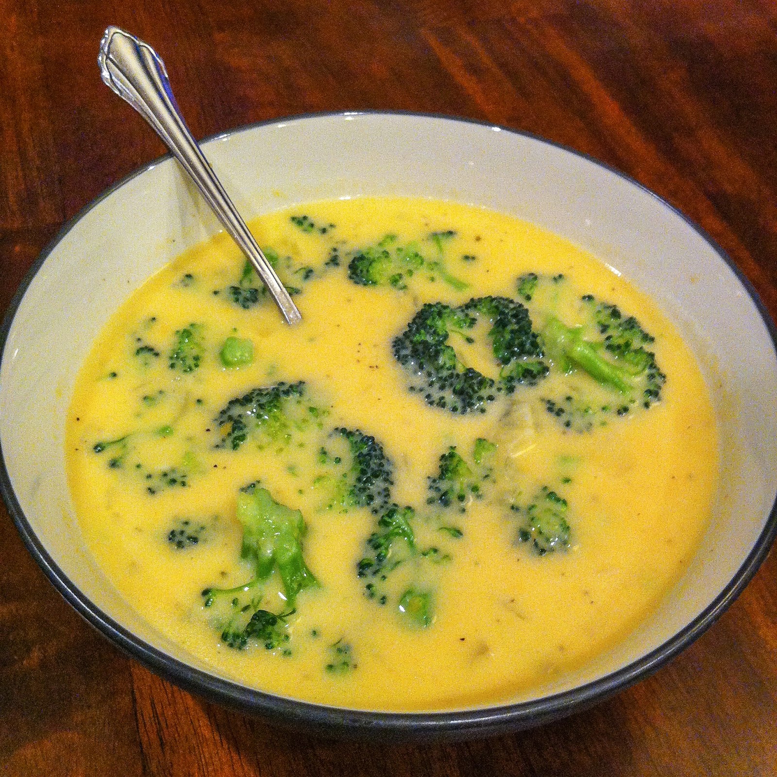 Alohamora Open a Book Quick and Easy Broccoli Cheese Soup