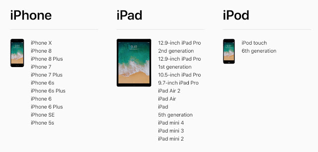  إعداد أجهزة آيفون وآيباد لتلقي تحديث iOS 11::