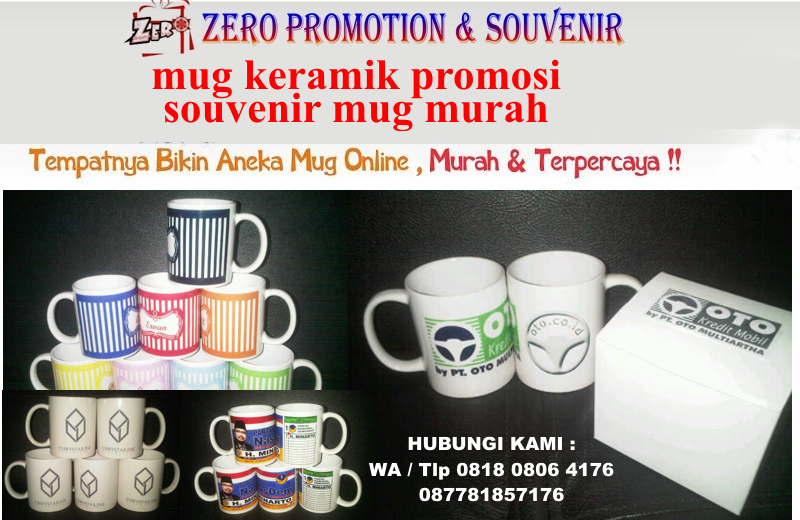 Jual Mug promosi di Tangerang zeropromosi souvenir barang promosi & grosir souvenir kantor