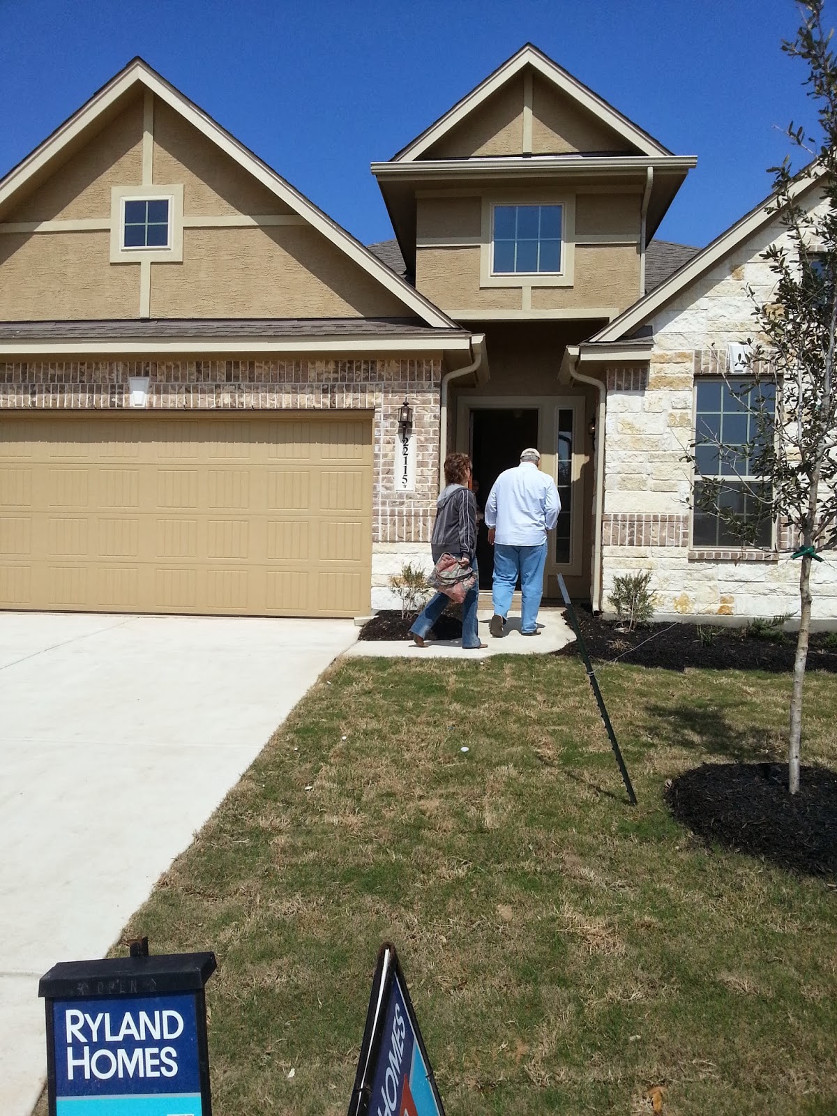 San Antonio Move Ryland Homes, Wimberley Elevation C, 11/2 story in