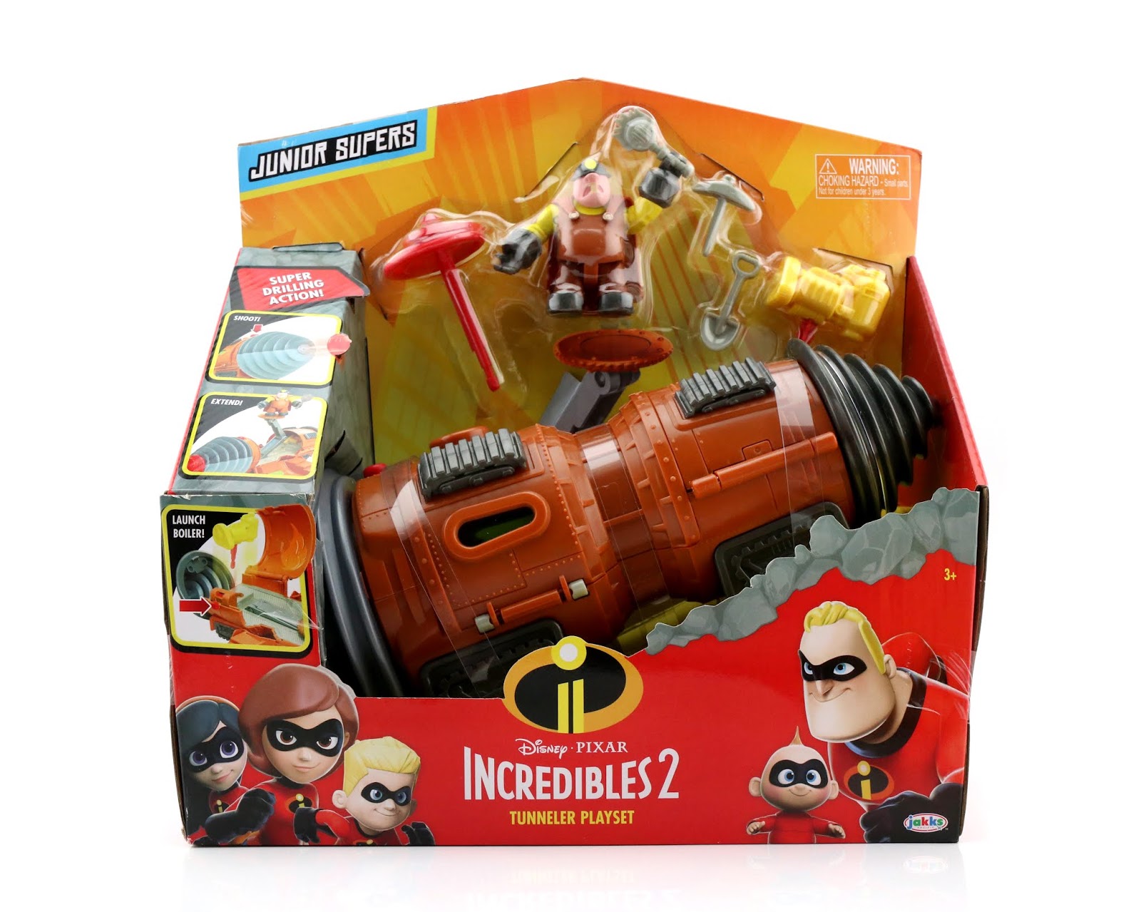 Incredibles 2 "Junior Supers" Tunneler Playset Jakks Pacific