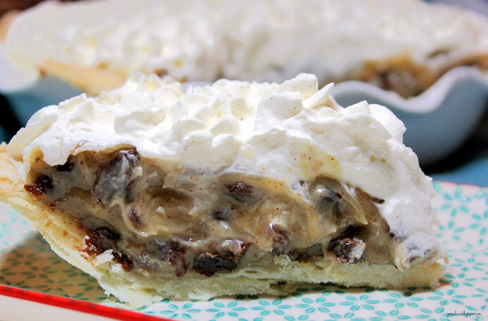 Jo and Sue Sour Cream Raisin Pie
