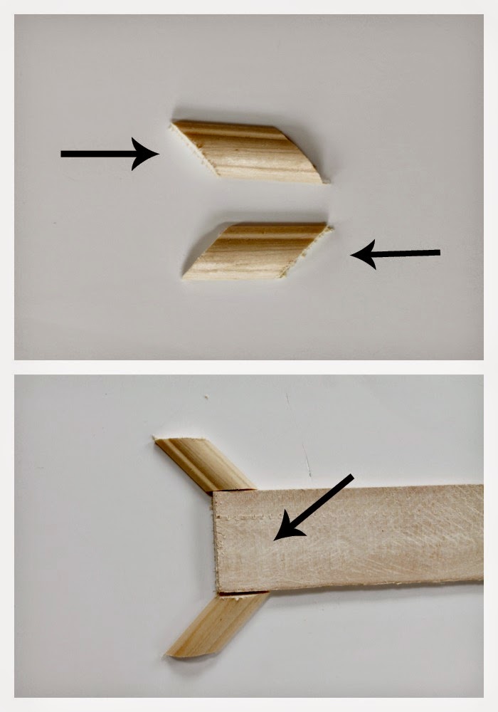 DIY wooden arrows