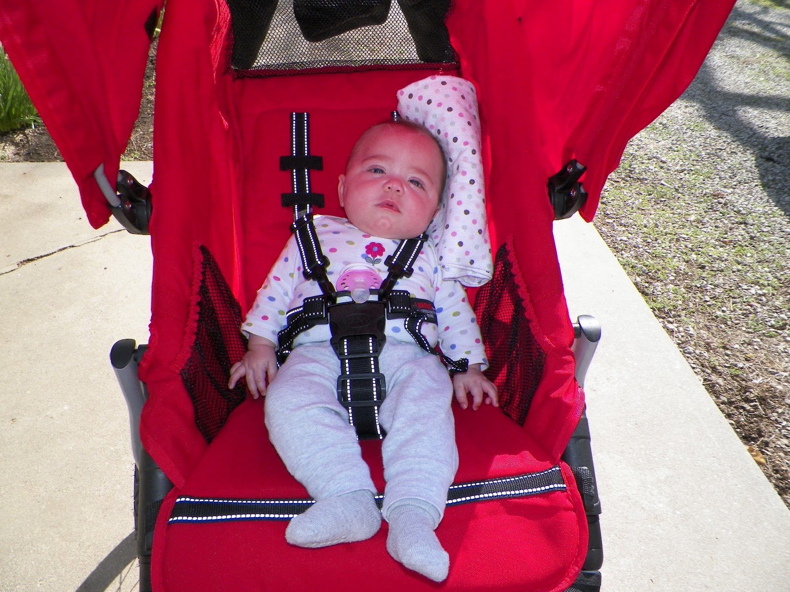 The Allison Twins: First Stroller Ride