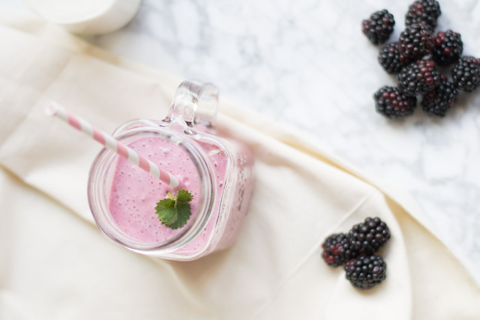 Smoothie frutos rojos