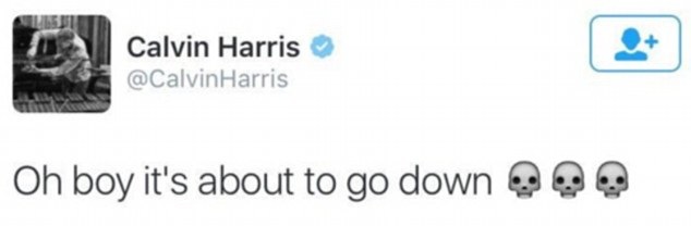 Calvin Harris blocks Taylor Swift and posts cryptic tweet