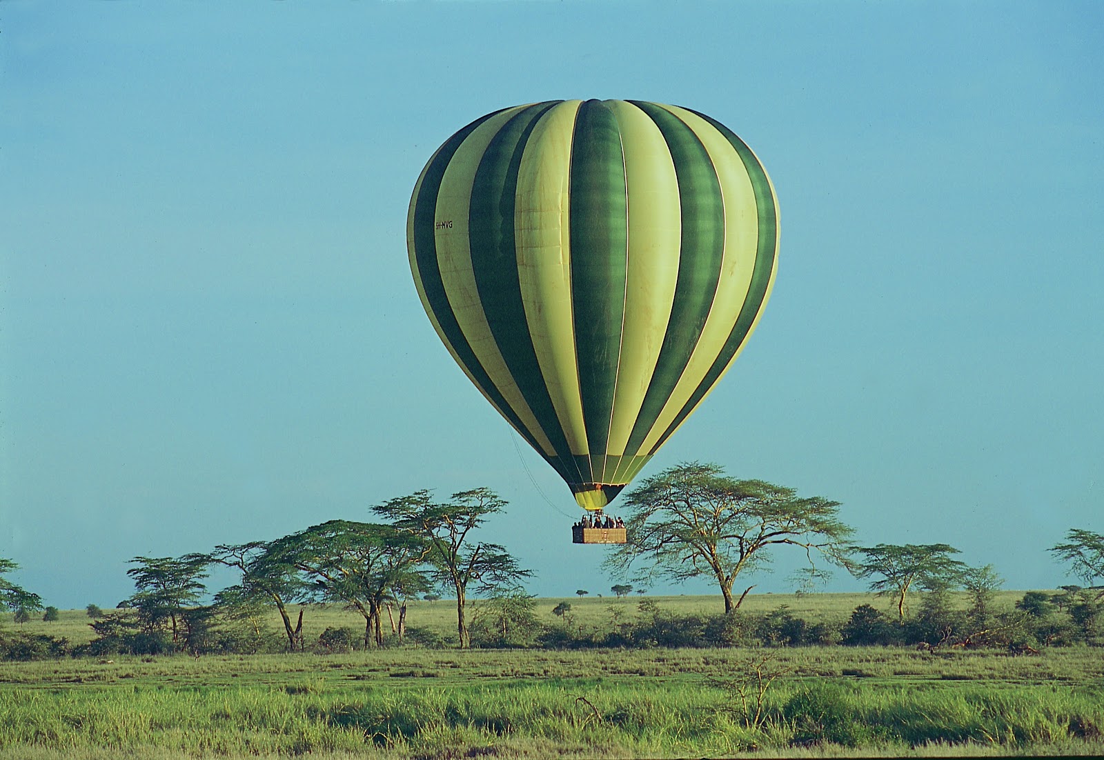 Enjoy a hot air balloon ride as you savor beautiful East Africa.