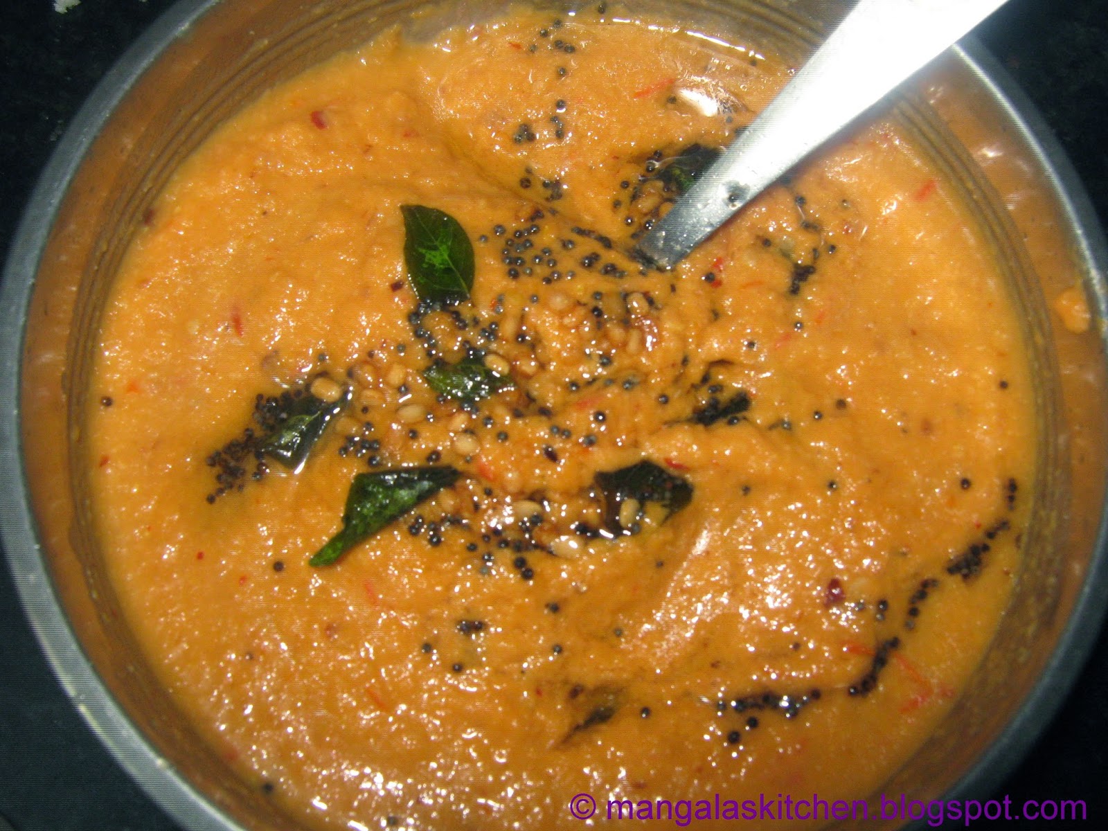 Onion Tomato Chutney in Grandmother's Style Tiffin Chutney Recipes Diabetic Chutney Recipes