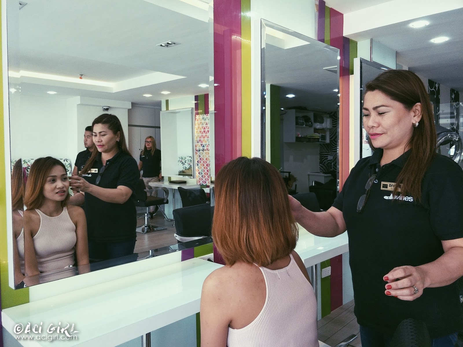 Salon Review + My New Hair Do at Status Hair Salon Aci Girl